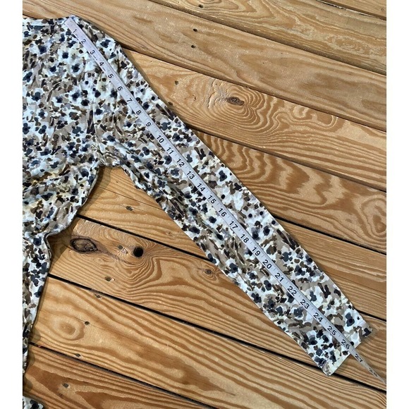 NEW Isaac Mizrahi Live Scoop Neck Long Sleeve Tunic Size Small Women’s Wheat - Picture 7 of 8